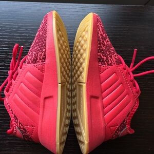 Adidas Ortholite Red and Cream Sneakers with Modern Silhouette